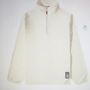 Rains NWT: Rains Quarter Zip Fleece Sweat Size XL Unisex | Color: Off-White